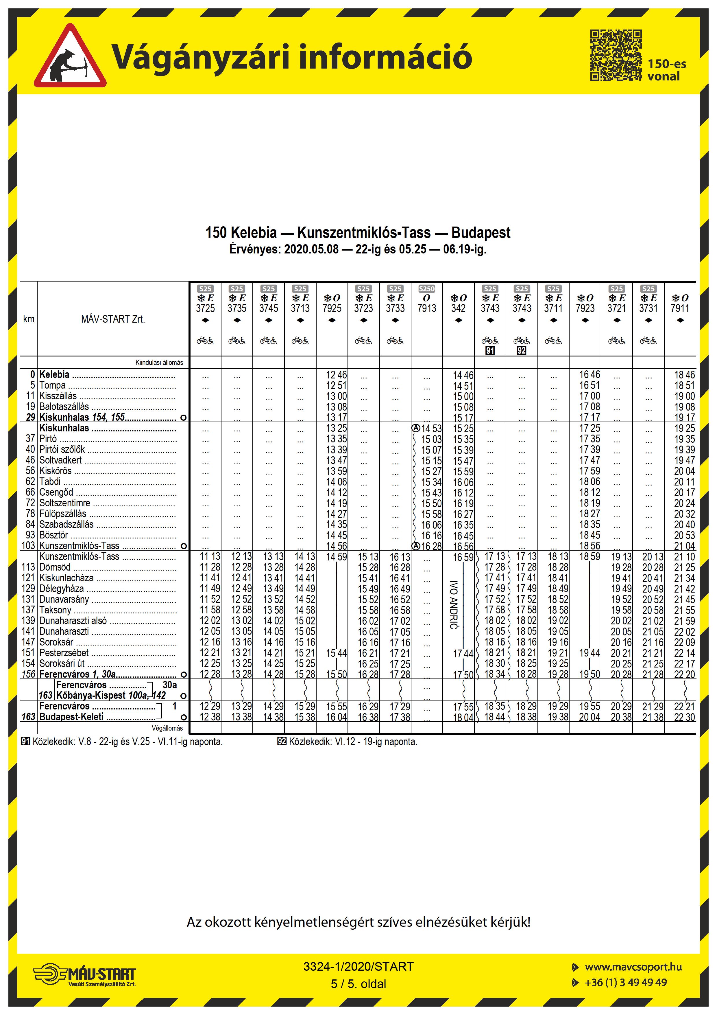 Hirdetmény 150 Rákos Hatvan 0508 0522 0525 0619 0005