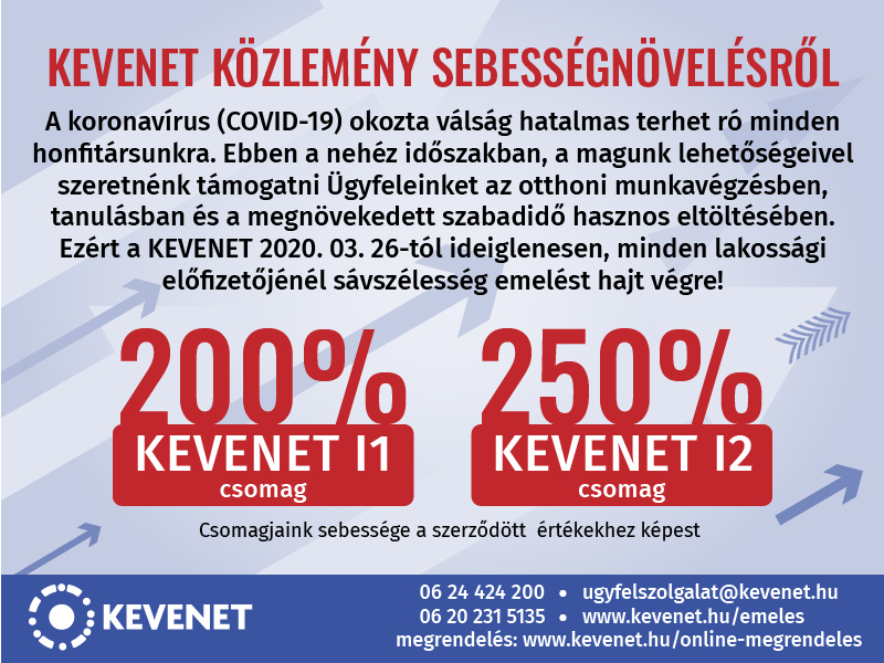 sebessegnoveles Kevenet 01