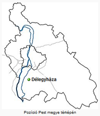 Délegyháza fekvése
